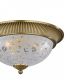 Plafoniere - Plafoniera design clasic din alama si sticla diametru 40cm, 6202