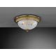Plafoniere - Plafoniera design clasic din alama si sticla diametru 40cm, 6202