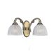 Aplice, corpuri de iluminat pentru pereti - Aplica clasic design italian din alama, sticla 5650