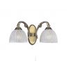 Aplica clasic design italian din alama, sticla 5650