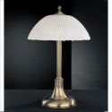 Veioza, lampa de masa clasica design italian din alama, sticla 5650