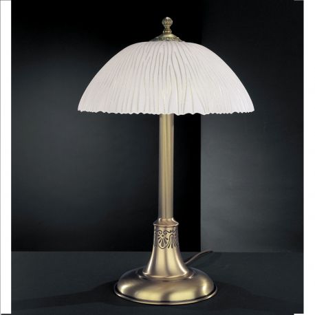 Veioze - Veioza, lampa de masa clasica design italian din alama, sticla 5650