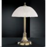 Veioza, lampa de masa clasica design italian din alama, sticla 5650