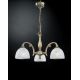 Candelabre, Lustre - Candelabru cu 3 brate clasic design italian din alama, sticla 5650