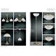 Candelabre, Lustre - Candelabru cu 3 brate clasic design italian din alama, sticla 5650