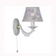 Aplice, corpuri de iluminat pentru pereti - Aplica de perete design italian din alama cu metal alb 9630
