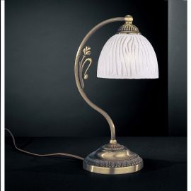 Veioze - Veioza, lampa de masa clasic design italian din alama, sticla 5650