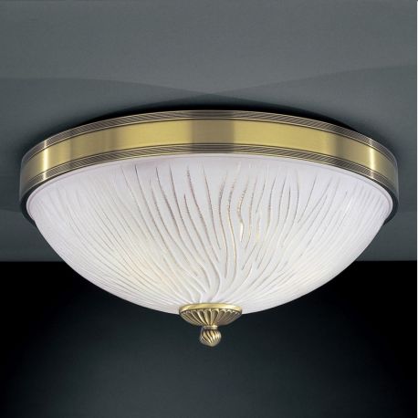 Plafoniere - Plafoniera clasica design italian din alama, sticla 5650