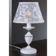 Veioze - Veioza / Lampa de masa design italian din alama cu metal alb 9630