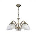 Candelabru clasic design italian din alama, sticla 5650