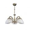 Candelabru clasic design italian din alama, sticla 5650