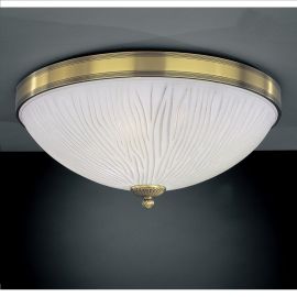 Plafoniere - Plafoniera clasica design italian din alama, sticla 5650