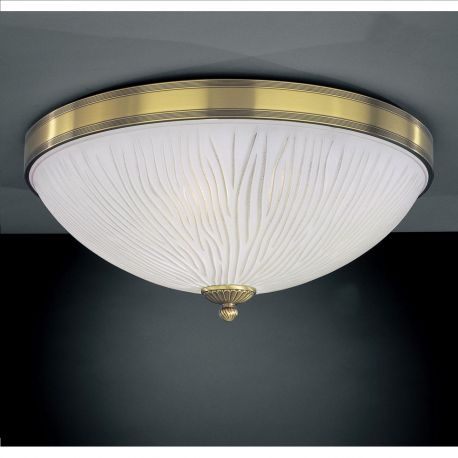 Plafoniere - Plafoniera clasica design italian din alama, sticla 5650