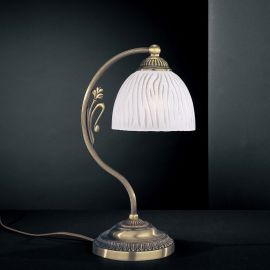 Veioze - Veioza, Lampa de masa design clasic din alama si sticla 5600