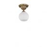 Plafoniera clasica design italian din alama, sticla 9250