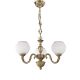 Candelabre, Lustre - Candelabru clasic design italian din alama, sticla 9250