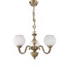 Candelabru clasic design italian din alama, sticla 9250