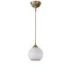 Pendule, Lustre suspendate - Pendul clasic design italian din alama, sticla 9200