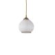 Pendule, Lustre suspendate - Pendul clasic design italian din alama, sticla 9200