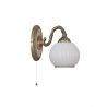 Aplica de perete clasic design italian din alama, sticla 9200