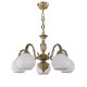 Candelabre, Lustre - Candelabru cu 5 brate clasic design italian din alama, sticla 9200