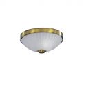 Plafoniera clasic design italian din alama, sticla 3022