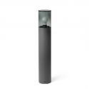 Stalp pentru iluminat exterior IP65 KILA H-70cm fumuriu