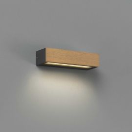 Aplice - Aplica LED de exterior ambientala design modern IP65 LAKO lemn