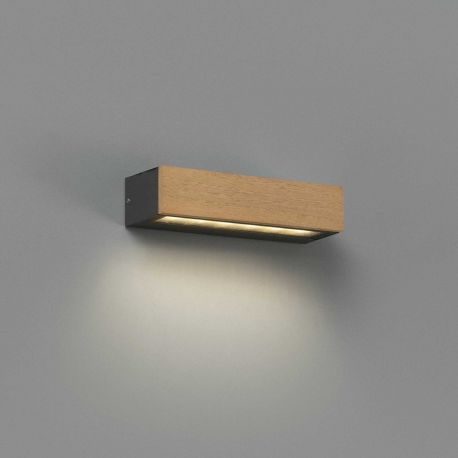 Aplice - Aplica LED de exterior ambientala design modern IP65 LAKO lemn