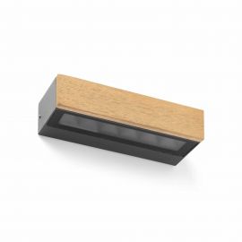 Aplica LED de exterior ambientala design modern IP65 DORO-13W lemn