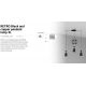 Pendule, Lustre suspendate - Lustra suspendata cu 3 pendule RETRO negru/cupru