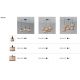 Pendule, Lustre suspendate - Lustra suspendata cu 7 pendule design natural MAMBO 32cm negru/ratan