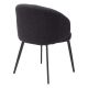 Scaune - Set de 2 scaune cu brate design LUX Lloyd, boucle negru