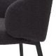 Scaune - Set de 2 scaune cu brate design LUX Lloyd, boucle negru