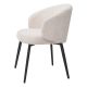 Scaune - Set de 2 scaune cu brate design LUX Lloyd, boucle crem
