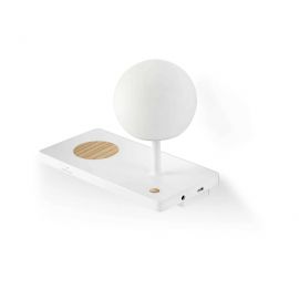 Aplice, corpuri de iluminat pentru pereti - Aplica LED ultramoderna USB / Wireless charger NIKO stanga