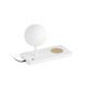 Veioze - Veioza LED / Lampa de masa ultramoderna USB / Wireless charger NIKO