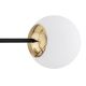 Pendule, Lustre suspendate - Lustra suspendata design modern minimalist CAMERON 8L negru/alama