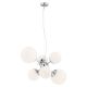 Pendule, Lustre suspendate - Lustra suspendata design modern minimalist SATELITE 6L crom