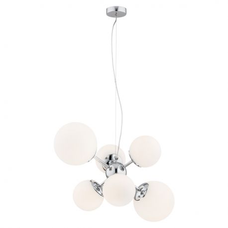 Pendule, Lustre suspendate - Lustra suspendata design modern minimalist SATELITE 6L crom