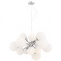 Lustra suspendata design modern minimalist SATELITE 15L crom