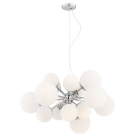 Pendule, Lustre suspendate - Lustra suspendata design modern minimalist SATELITE 15L crom