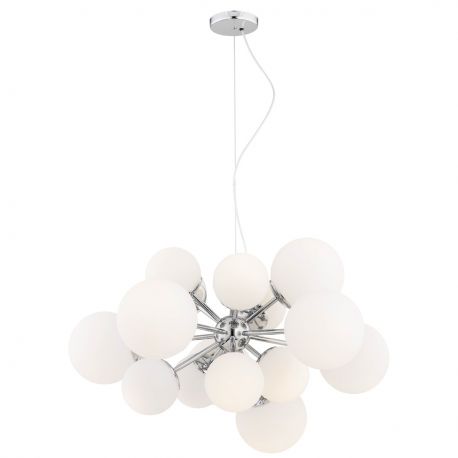Pendule, Lustre suspendate - Lustra suspendata design modern minimalist SATELITE 15L crom
