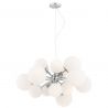 Lustra suspendata design modern minimalist SATELITE 15L crom