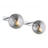 Aplica de perete design modern minimalist SATELITE 2 crom/fumuriu