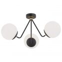 Lustra aplicata design modern minimalist TOMAR negru