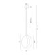 Pendule, Lustre suspendate - Lustra / Pendul design modern BUFFALO alama