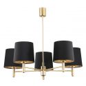 Candelabru modern design elegant PONTE 5L negru