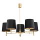 Candelabre, Lustre - Candelabru modern design elegant PONTE 5L negru