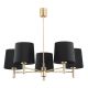 Candelabre, Lustre - Candelabru modern design elegant PONTE 5L negru